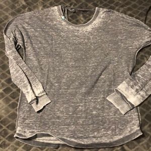 Heathered gray Jadelynn Brooke sweater